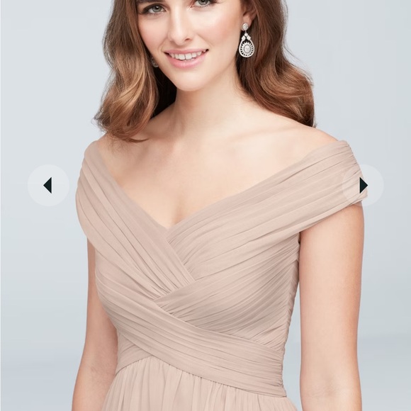 David’s bridal criss/cross bridesmaid dress. - Picture 3 of 7